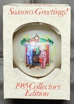 1985 Campbell's Soup Kids Glass Ball Christmas Ornament Collectors Edition W/Box - £8.29 GBP