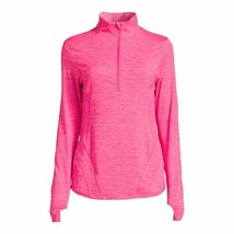 Avia™ ~ Medium (8-10) ~ Pink ~ 1/4 Zip ~ Pullover ~ Lightweight ~ Heather Top - £17.93 GBP