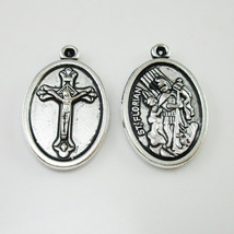 100pcs of Saint St Florian Religious Medal Christian Pendant - $26.98