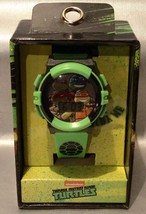 Teenage Mutant Ninja Turtles Flashing Lights Kid's LCD Watch - Time For Pizza! - £15.93 GBP