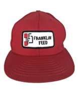 Vintage Franklin Seed Patch Snapback Trucker Baseball Hat Farming Louisv... - $636.34 MXN