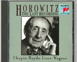 Horowitz Orchestra Composer The Last Recording Sony Music Digital CD Apr... - $8.00