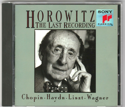 Horowitz Orchestra Composer The Last Recording Sony Music Digital CD Apr-1990 - £6.27 GBP