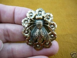 (#B-BUG-202) Housefly fly flying flower insect pin pendant I love little... - €15,19 EUR