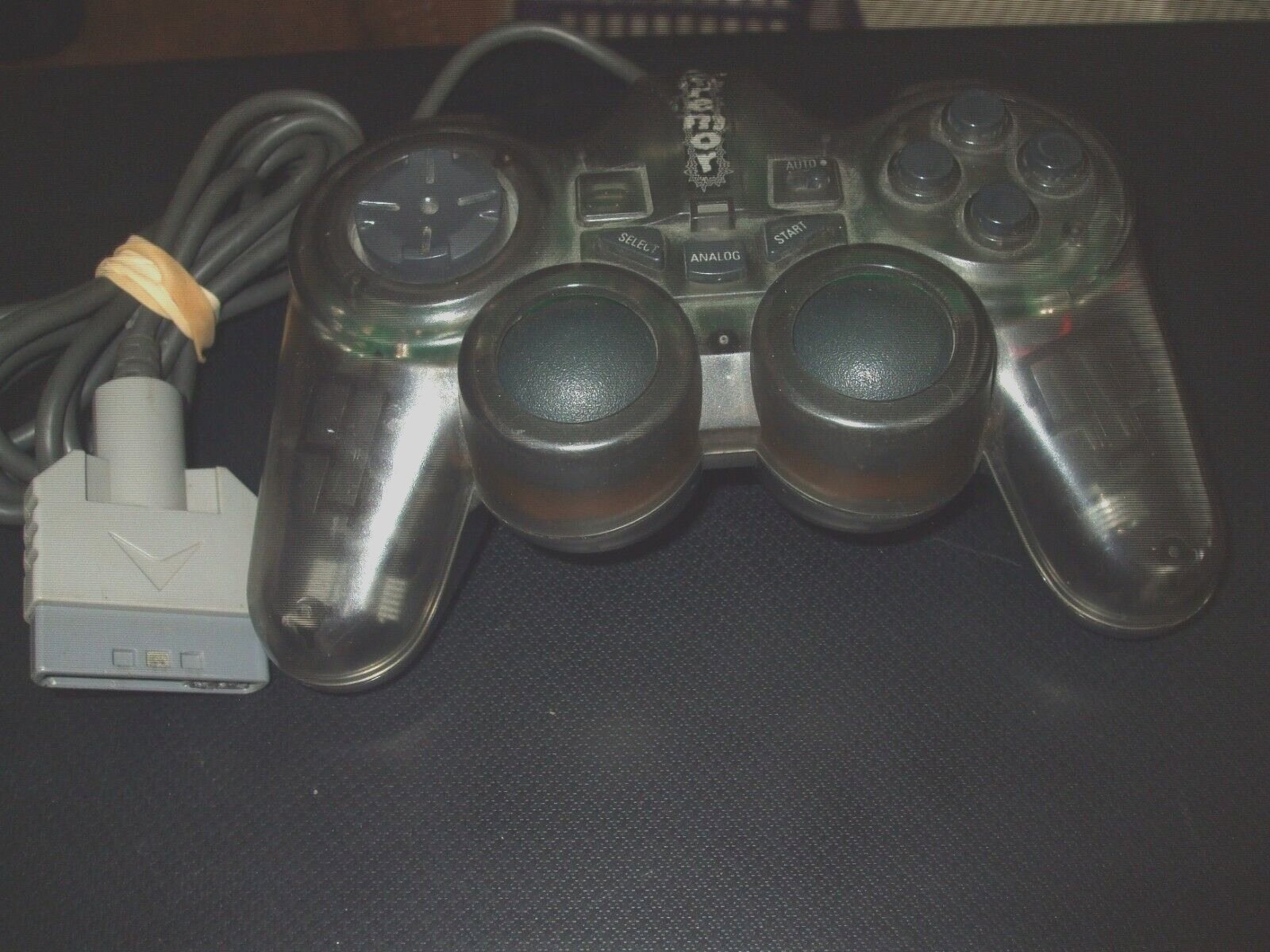 Psone Translucent Controller 200 Toy Translucent Gray TREMOR Gamepad Controller for Playstation 1 ...