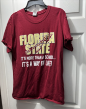 &quot;FLORIDA STATE IT&#39;S MORE THAN A SHCOOL... IT&#39;S A WAY... T shirt Unisex S... - £11.91 GBP