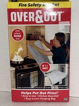 Over &amp; Out Fire Safety Blanket 39.37 x 38.18 Kitchen Home New in Box - $29.69