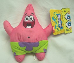 Nickelodeon Spongebob Squarepants PATRICK 7&quot; Plush STUFFED ANIMAL Toy NEW - $14.85