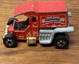 Vintage 1976 Hot Wheels T-Totaller Delivery Truck 1:64 Die Cast Car KG JD - $5.94