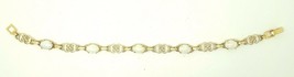 14k Yellow Gold Bracelet with Genuine Natural Oval Opals (#J3692) - £513.19 GBP