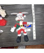 Looney Tunes Christmas Bugs Bunny Plush Stuffed Animal Santa 1998 Play b... - £25.11 GBP