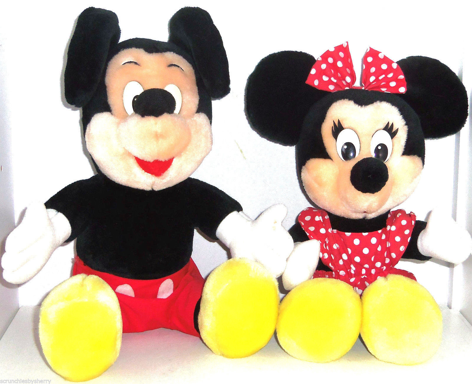 Primary image for Mickey Minnie Mouse Plush Toy Disneyland Disney World Vintage 1990's