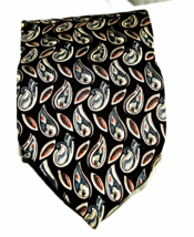 Christian Dior Monsier Paisley Men&#39;s 100% Silk Necktie  - $18.64