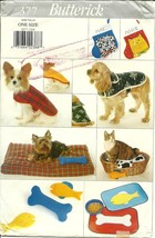 Butterick Sewing Pattern 377 Pet Accessories Dog Cat New - £7.90 GBP