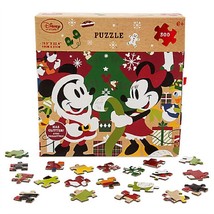 Disney Store Minnie and Mickey Mouse Christmas Puzzle 500 Piece 2016 - £19.62 GBP