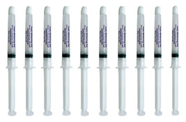 10 Syringes Teeth Whitening Gel - Total = ( 100 ml ) - Tooth Bleaching Kit - $18.95