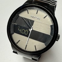 Nixon Analog Digital Quartz Watch Spencer Men 50m Black Steel New Batter... - £34.29 GBP