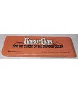 Charlie Chan The Curse of the Dragon Queen Movie Promotional Eraser - $190.06 MXN