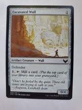 MTG Magic The Gathering Card Excavated Wall Artifact Creature Wall Strixhaven Sc - £5.92 GBP