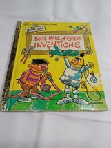 a Little Golden Book~ Bert&#39;s Hall Of Great Inventions~ Sesame Street #321 - £3.88 GBP