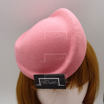 HATsanity Women&#39;s Retro Wool Felt Irregular Pillbox Hat - Pink - £20.48 GBP