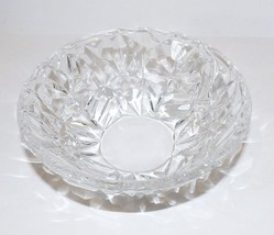 Exquisite Tiffany &amp; Co Crystal Rock Cut 6&quot; Round CANDY/TRINKET Bowl - £35.12 GBP