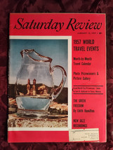 Saturday Review January 12 1957 Edith Hamilton World Travel John Steinbeck - £8.34 GBP