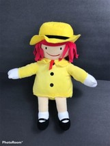 Kohls Cares Madeline Yellow Dress Hat Red Hair Plush Stuffed Doll 14&quot; - £7.18 GBP