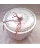  Precious Moments Covered Candy Dish May your Christmas Be Warm 1987  - £29.56 GBP