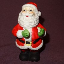 Santa Claus Standing Figurine Arms Open Ceramic 4&quot; Table Top - Broken - £5.49 GBP
