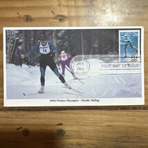 US COVER NORDIC SKIING WINTER OLYMPICS FIRST DAY ISSUE ALL OVER MYSTIC - $4.95