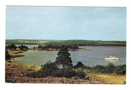 Vintage 1966 Bras D&#39;Or Lake Nova Scotia postcard - £8.48 GBP