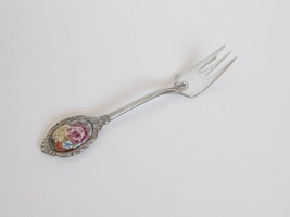 Lady Angela Japan silverplate floral cameo collector fork VGU (4H) - £3.48 GBP
