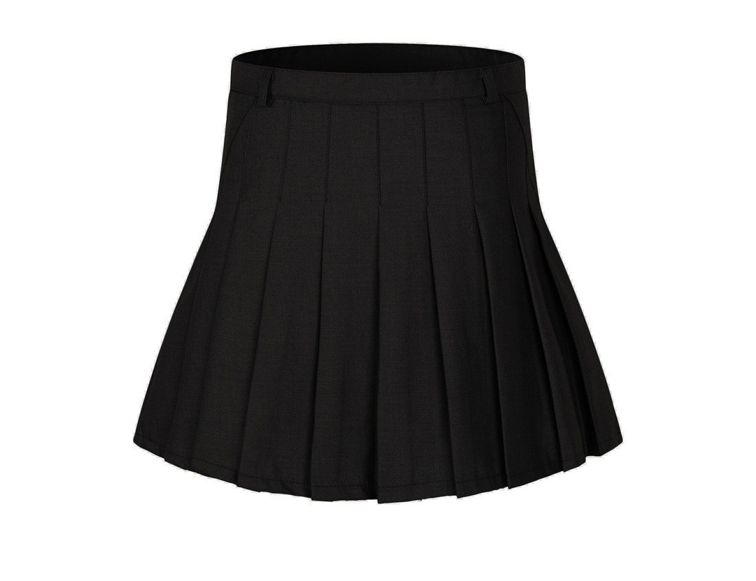 Primary image for Women`s Pleated High waist Tennis costumes Skirts(Black,M)