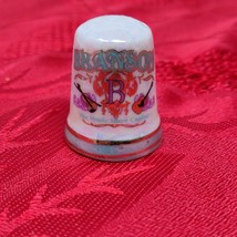 Branson Missouri Thimble Iridescent Collectible Souvenir Ceramic Music S... - €5,16 EUR