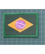 Flag Of Brazil National Country Flag Patches Emblem Logo 2 x 2.8 Inches ... - £9.44 GBP