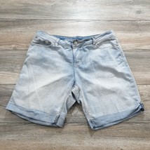 Faded Glory Womens Shorts Size 8 Casual Light Washed Work Vacation Beach... - $13.30