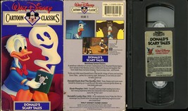 Cartoon Classics Volume 13 Donald&#39;s Scary Tales Vhs Disney Video Tested - £15.77 GBP