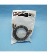 W Box 0E-CRCA26 6 Ft Male to Male Stereo RCA Cable 22 AWG RG59U Gold Plated - $275.92 MXN