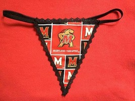 New Womens University Of Maryland College Gstring Thong Lingerie Underwear - £15.00 GBP
