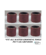 6 pc Nail SANDING BANDS FINE GRIT GRINDING For MASTER GROOMING TOOLS Gri... - $15.99