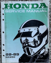 1988 1989 Honda NX250 Service Repair Shop Manual OEM 61KW301 - $23.99