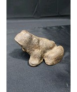 Early Antique 1800s Cast Iron Frog Doorstop Garden Decor 19th Century 4.... - $65.09