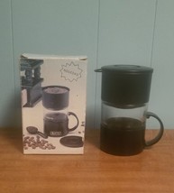 ENJOY Coffee Cup With Filter Net Single Cup Coffee Tea (MISSING SPOON) - $4.29