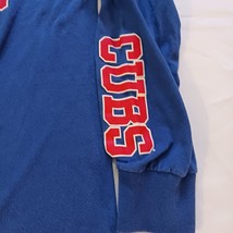 Chicago Cubs T-Shirt Blue Long Sleeve - Genuine Merchandise MLB Baseball Men’s M image 4