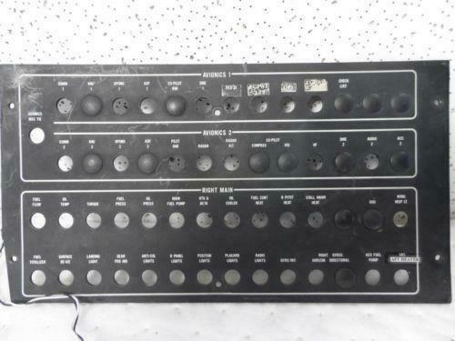 Aircraft Panel Piper P/N 80859-2 Rev. B, LSI P/N 7585-2 Rev. A 07/12/98 - $31.00