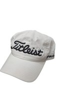 Titleist Pro V1 FJ FootJoy Logo Men&#39;s Golf Hat One Size Snapback White/Blue - $19.79
