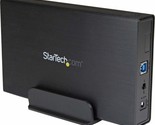 StarTech.com 3.5in Black Aluminum USB 3.0 External SATA III SSD / HDD En... - £65.44 GBP