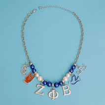 Blue White Pearl Hand, Letters, Dove Charms Silver Oval Cable Fashion Ne... - £39.04 GBP
