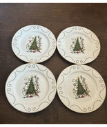 The Grinch Set Of 4 Dinner Plates New Christmas Tree New - £62.94 GBP